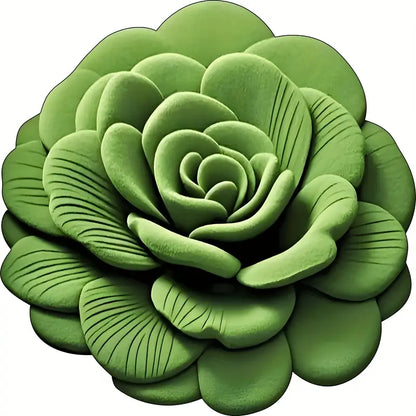 Rosecaree Elegant Floral Plush Floor Mat™