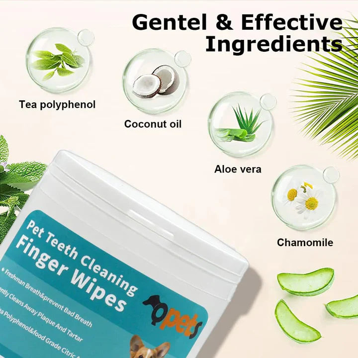 Rosecaree Pet Dental Care Wipes™ ( 50 Pcs )